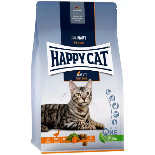 Happy Cat Culinary Grainfree Adult Land-Ente Kaczka 4kg