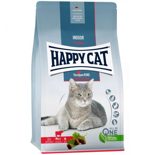 Happy Cat Indoor Adult Voralpen-Rind Wołowina 4kg