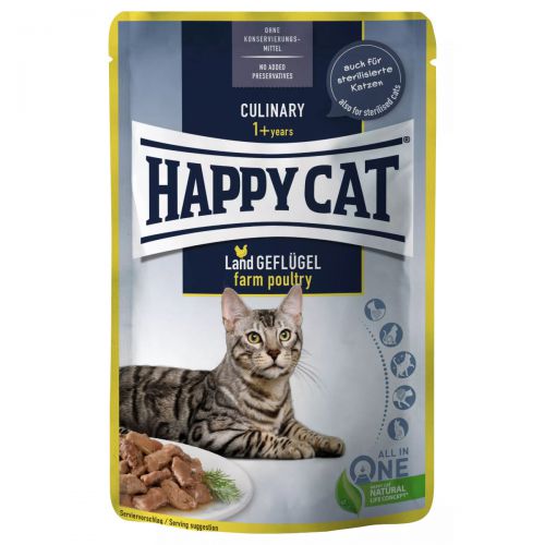 Happy Cat Culinary Land-Geflügel Drób w sosie 85g