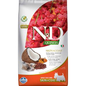 Farmina N&D Quinoa Mini Skin & Coat Śledź 2,5kg