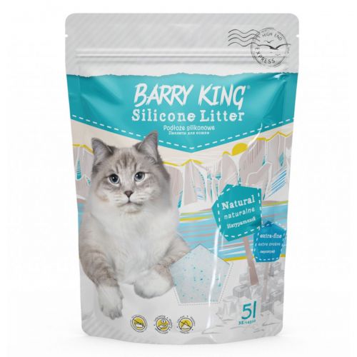 Barry King żwirek silikonowy extradrobny dla kota 5L
