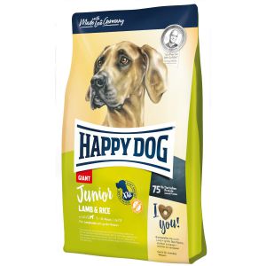 Happy Dog Junior Giant Jagnięcina z Ryżem 15kg