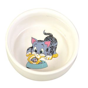 Miseczka porcelanowa z kotkiem