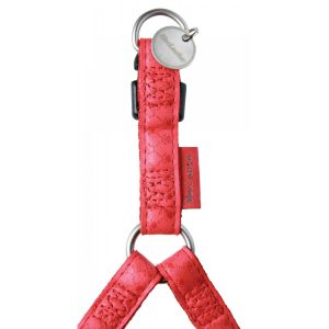 Szelki regulowane Mac Leather 20 mm red