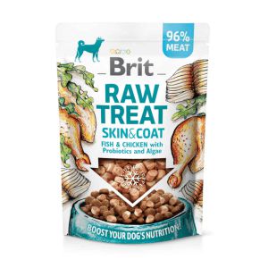 Brit Raw Treat Dog Skin & Coat Ryba i Kurczak 40g