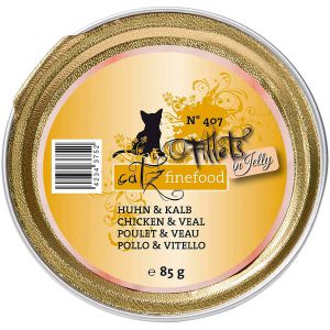 catz finefood Fillets N407 chicken & veal in jelly 85g