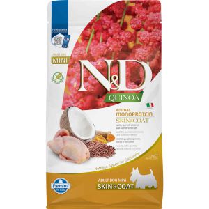 Farmina N&D Quinoa Mini Skin & Coat Przepiórka 2,5kg