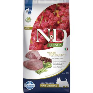 Farmina N&D Quinoa Mini Weight Management Lamb & Broccoli 7kg