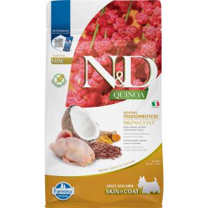 Farmina N&D Quinoa Mini Skin & Coat Quail 800g