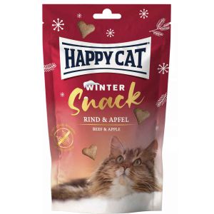 Happy Cat Winter Snack Rind-Apfel Wołowina 100g