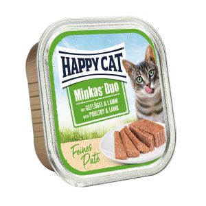 Happy Cat Minkas Duo Drób i Jagnięcina 100g