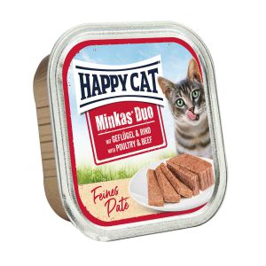 Happy Cat Minkas Duo Poultry and Beef 100g