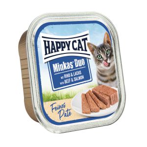 Happy Cat Minkas Duo Beef and Salmon 100g