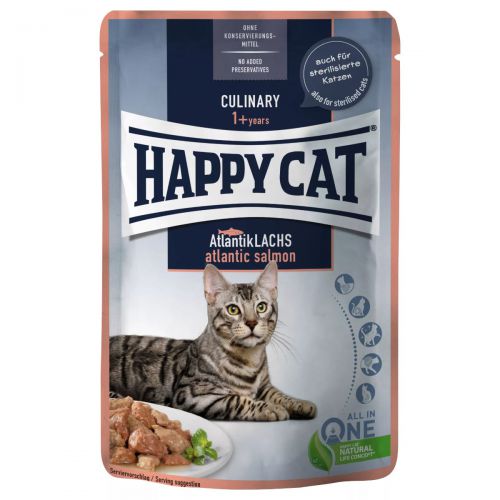 Happy Cat Culinary Atlantik-Lachs Łosoś w sosie 85g