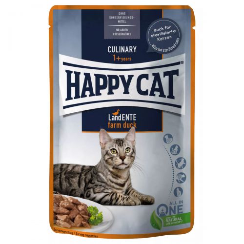 Happy Cat Culinary Land-Ente Kaczka w sosie 85g