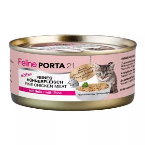 Feline Porta21 Kitten Kurczak z ryżem 156g