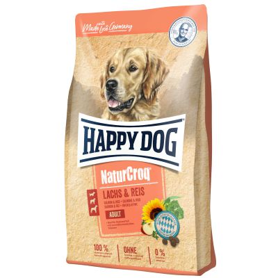 Happy Dog NaturCroq Łosoś i Ryż 12kg