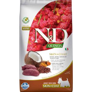 Farmina N&D Quinoa Mini Skin & Coat Jeleń 2,5kg