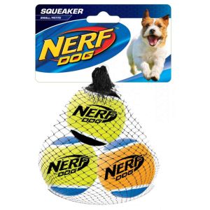 Nerf Dog Small Squeak Tennis Balls 5cm 3szt