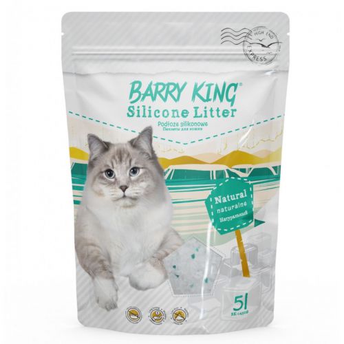 Barry King żwirek silikonowy naturalny dla kota 5L
