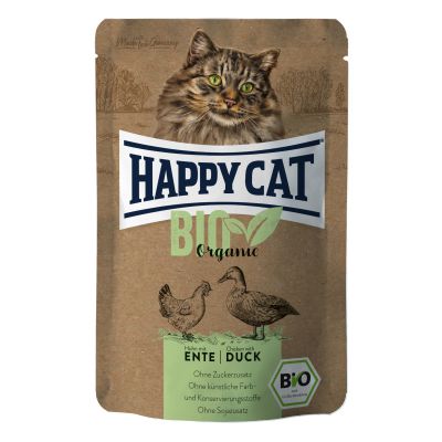 Happy Cat Bio Kurczak z Kaczką 85g