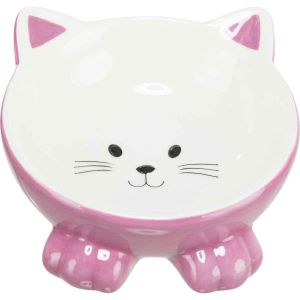 Miseczka porcelanowa w kształcie kota pink