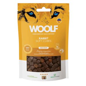 Woolf Soft Cubes Monoprotein Królik 100g