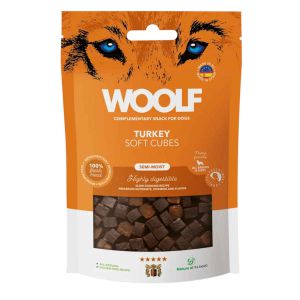 Woolf Soft Cubes Monoprotein Indyk 100g